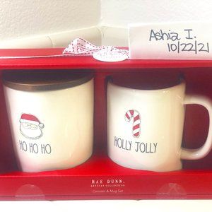 Rae Dunn Cellar & mug set